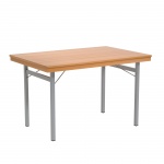 Klapptisch, 120x80 cm (B/T), 72 cm hoch, 4-Fuß, 